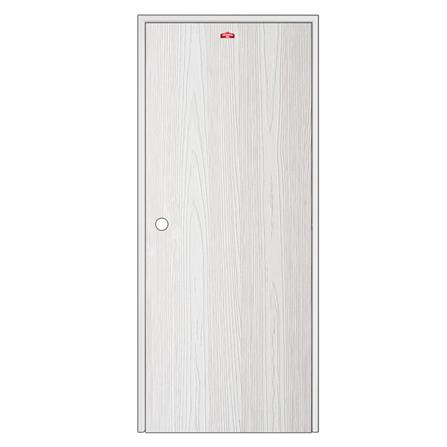 ชุดประตูเหล็ก เจาะลูกบิด PROFESSIONAL DOOR FR2RW+WD2W 96.4x203.5 ซม. สีขาวเม็ดทราย (เปิดด้านขวา ออกด้านนอก)