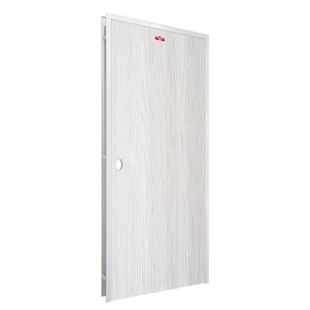 ชุดประตูเหล็ก เจาะลูกบิด PROFESSIONAL DOOR FR2RW+WD2W 96.4x203.5 ซม. สีขาวเม็ดทราย (เปิดด้านขวา ออกด้านนอก)_1