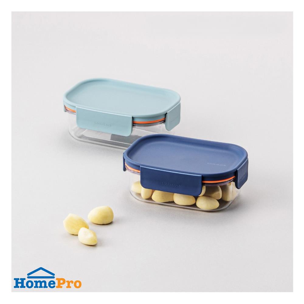 กล่องอาหาร LOCKNLOCK BISFREE LBF401 0.26 ลิตร สีเขียว