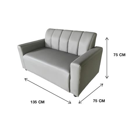 โซฟา 2 ที่นั่ง BOFA SFD 056/23 สีเทา_3