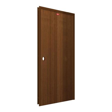 ชุดประตูภายในเหล็ก เจาะลูกบิด PROFESSIONAL DOOR FR2RBW+D238 96.4x203.5 ซม. สีน้ำตาล (เปิดด้านขวา ออกด้านนอก)_1