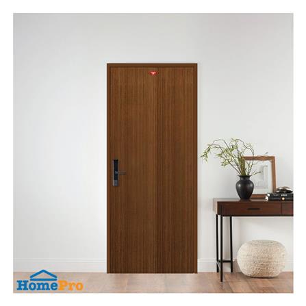 ชุดประตูภายในเหล็ก เจาะลูกบิด PROFESSIONAL DOOR FR2RBW+D238 96.4x203.5 ซม. สีน้ำตาล (เปิดด้านขวา ออกด้านนอก)_3