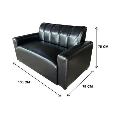 โซฟา 2 ที่นั่ง BOFA SFD 056/23 สีดำ_3