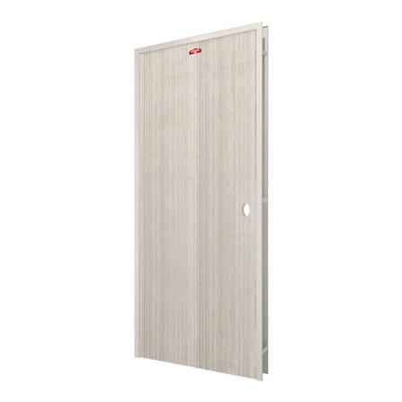 ชุดประตูภายในเหล็ก เจาะลูกบิด PROFESSIONAL DOOR FR1LG+D141 86.4x203.5 ซม. สีเทา (เปิดด้านซ้าย ออกด้านนอก)_1