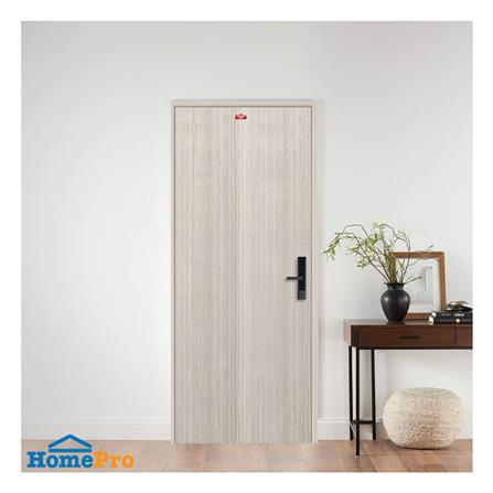 ชุดประตูภายในเหล็ก เจาะลูกบิด PROFESSIONAL DOOR FR1LG+D141 86.4x203.5 ซม. สีเทา (เปิดด้านซ้าย ออกด้านนอก)_2