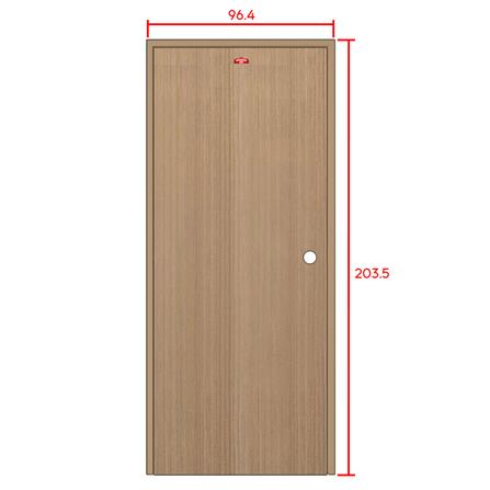 ชุดประตูภายในเหล็ก เจาะลูกบิด PROFESSIONAL DOOR FR2LC+D240 96.4x203.5 ซม. สีครีม (เปิดด้านซ้าย ออกด้านนอก)_6