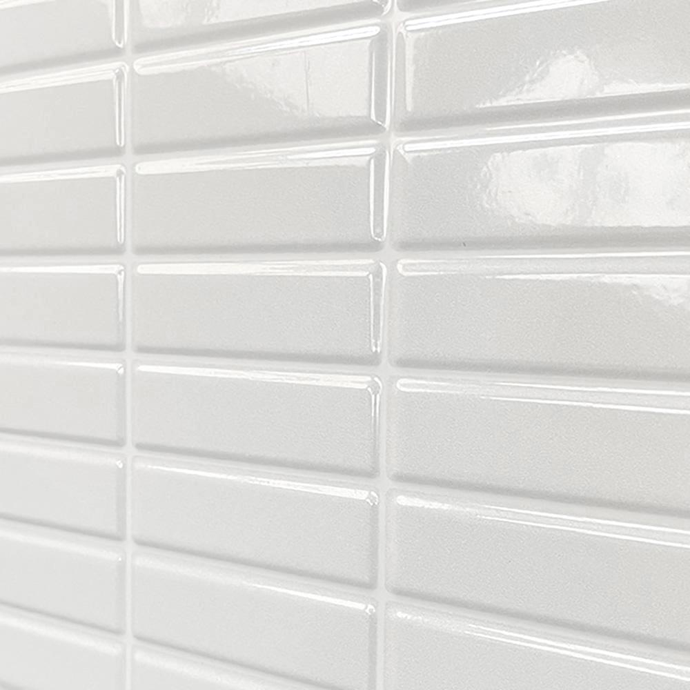 กระเบื้องผนัง 10x16 นิ้ว COTTO จอลลี่บ็อพ ขาว PM 1 ตร.ม.