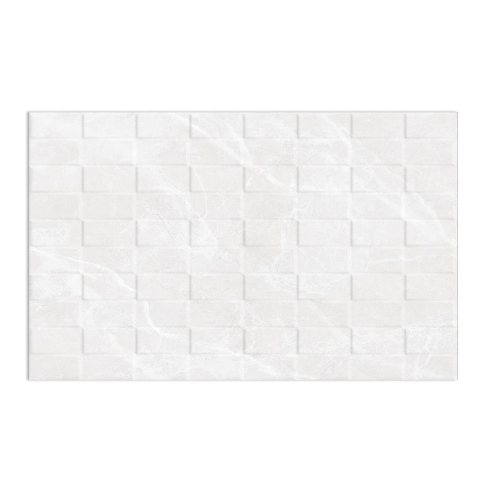 กระเบื้องผนัง 25x40 ซม. COTTO โจเซฟีน เดคโค่ ขาว PM 1 ตร.ม.