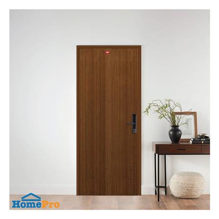 ชุดประตูภายในเหล็ก เจาะลูกบิด PROFESSIONAL DOOR FR2LBW+D238 96.4x203.5 ซม. สีน้ำตาล (เปิดด้านซ้าย ออกด้านนอก)_3