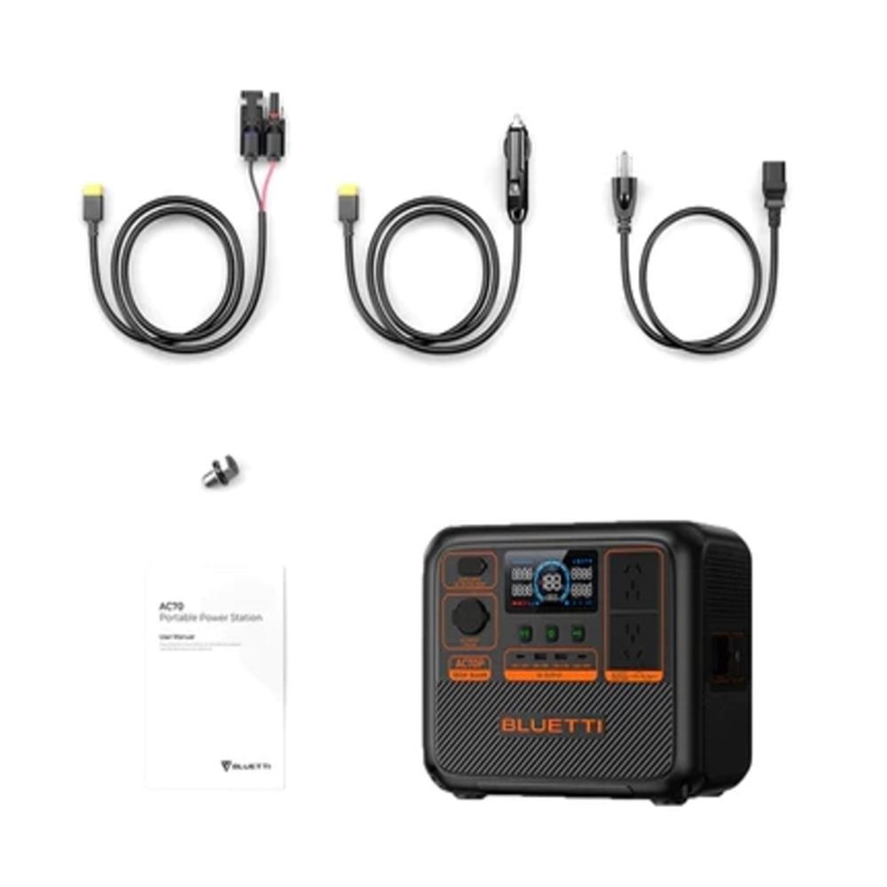 POWER BOX BLUETTI AC70P 1000 วัตต์ สีดำ