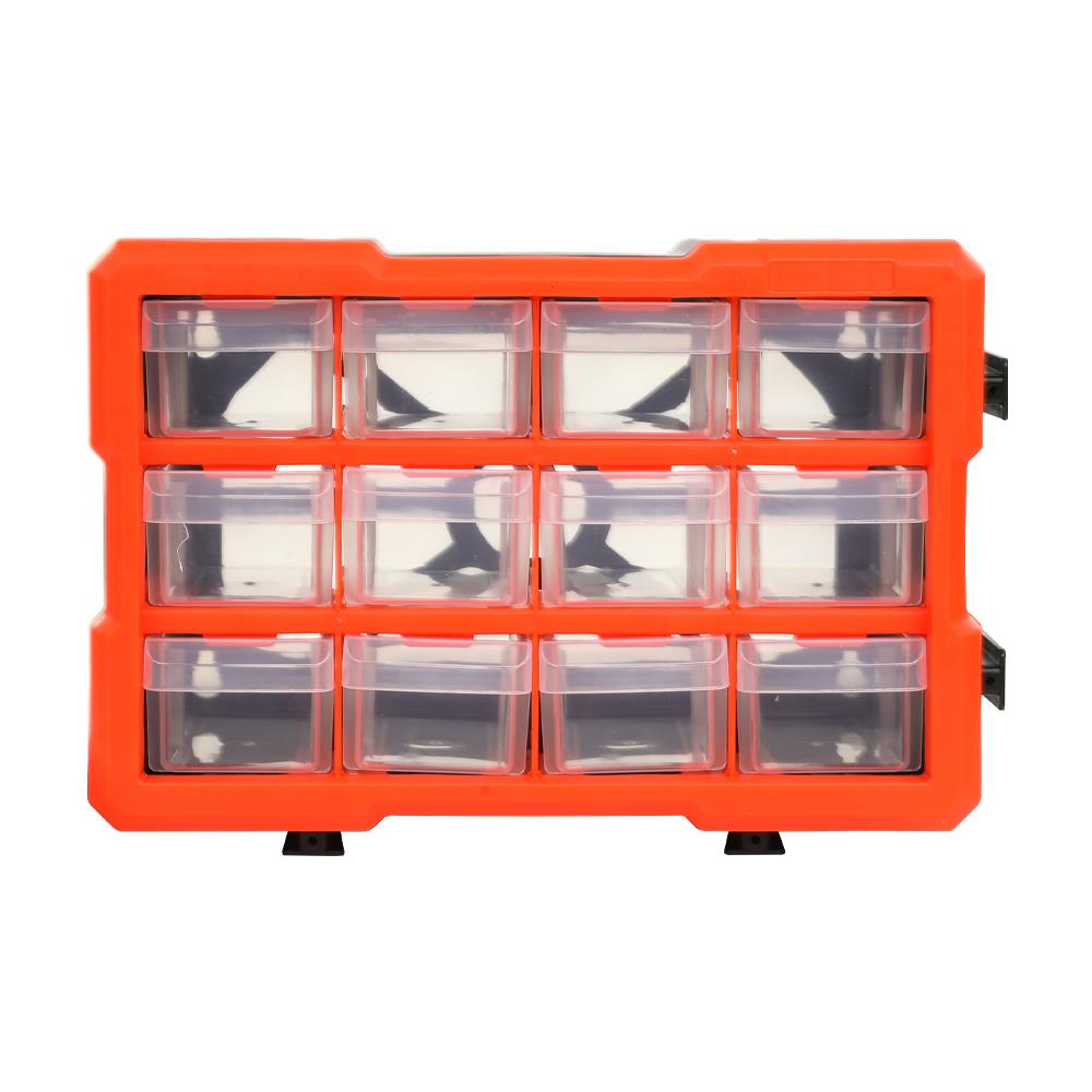 กล่องเก็บอะไหล่ MATALL MW-1812 12 ช่อง สีดำส้ม