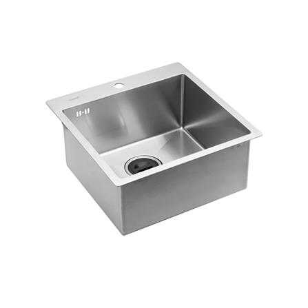 ซิงค์ฝัง 1 หลุม COTTO CT8502SP 50 ซม. สีเงิน_2
