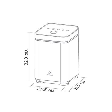 เครื่องย่อยเศษอาหาร RAAKDIN 2.5 ลิตร สีเบจ_7