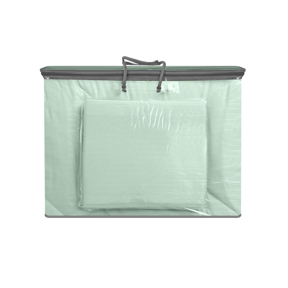 ชุดผ้าปูที่นอน 5 ฟุต (ชุด 6 ชิ้น) HOME LIVING STYLE MULTICURVE สี GREEN