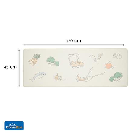 แผ่นอเนกประสงค์ HOME LIVING STYLE TASTY 45x120 ซม. สีครีม_5