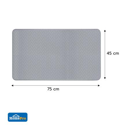 แผ่นอเนกประสงค์ HOME LIVING STYLE KURO 45x75 ซม. สีเทา_1