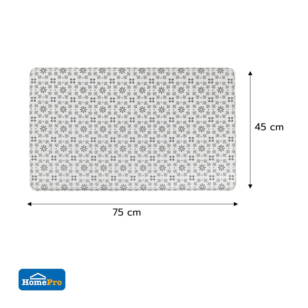 แผ่นอเนกประสงค์ HOME LIVING STYLE OPHELIA 45x75 ซม. สีเทา