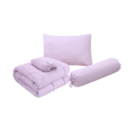 ชุดผ้าปูที่นอน 3.5 ฟุต (ชุด 4 ชิ้น) HOME LIVING STYLE MULTICURVE สี PURPLE_1