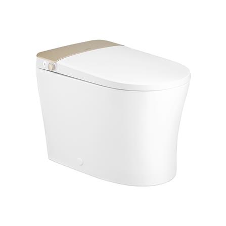 สุขภัณฑ์อัตโนมัติ COTTO KLIRR C109237 3.8 ลิตร สีขาว/คาราเมล โกลด์_0