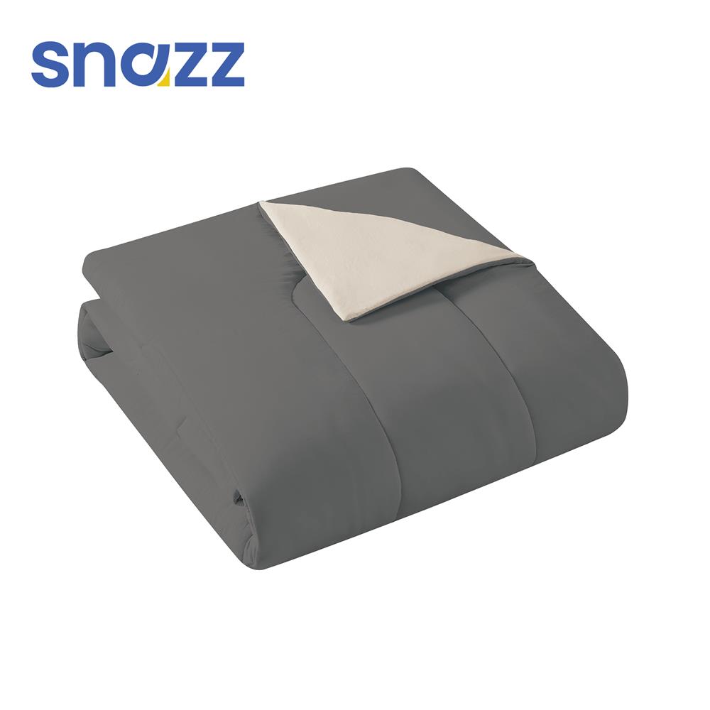 ผ้านวม SNAZZ CURTIS 70x90 นิ้ว สี GREY