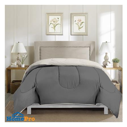 ผ้านวม SNAZZ CURTIS 70x90 นิ้ว สี GREY_3