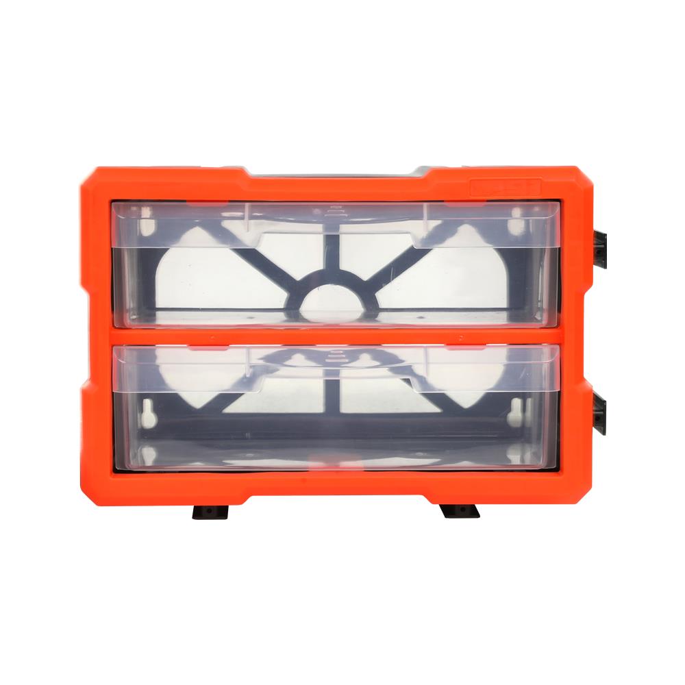 กล่องเก็บอะไหล่ 2 ช่อง MATALL MW-1802 สีดำส้ม