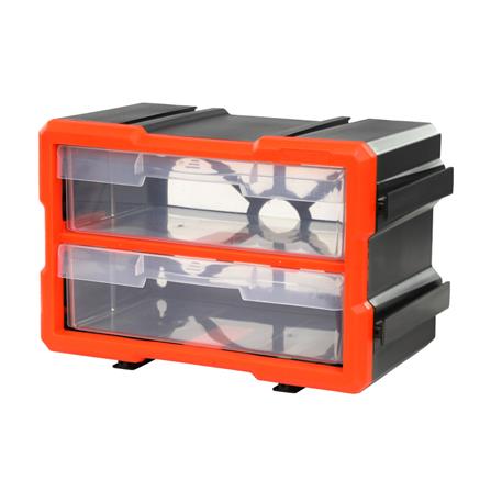 กล่องเก็บอะไหล่ 2 ช่อง MATALL MW-1802 สีดำส้ม_0