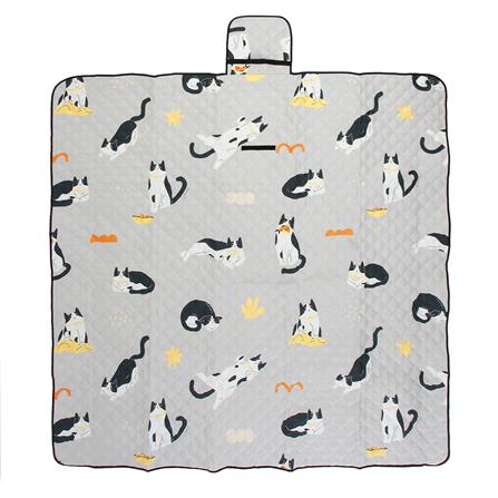 เสื่ออเนกประสงค์ SNAZZ MEO 195x195 ซม. สีเทา_0