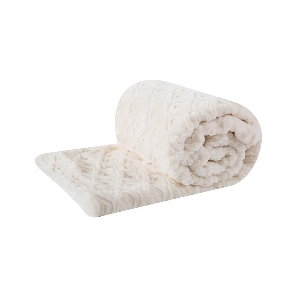 ผ้าห่ม BENETTA DIAMOND 70x90 นิ้ว สี BEIGE