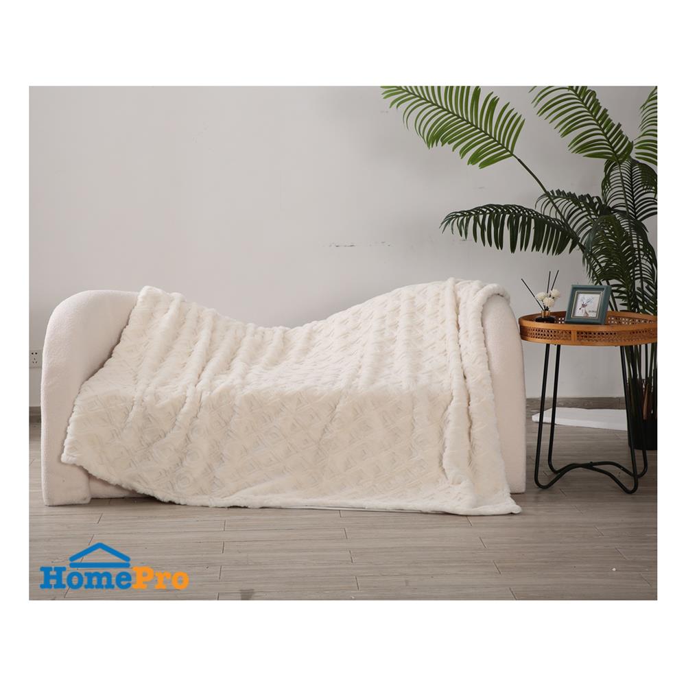 ผ้าห่ม BENETTA DIAMOND 70x90 นิ้ว สี BEIGE