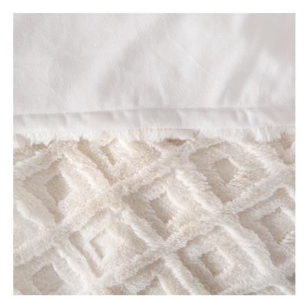 ผ้าห่ม BENETTA DIAMOND 70x90 นิ้ว สี BEIGE_2