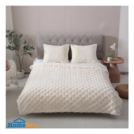 ผ้าห่ม BENETTA DIAMOND 70x90 นิ้ว สี BEIGE_4