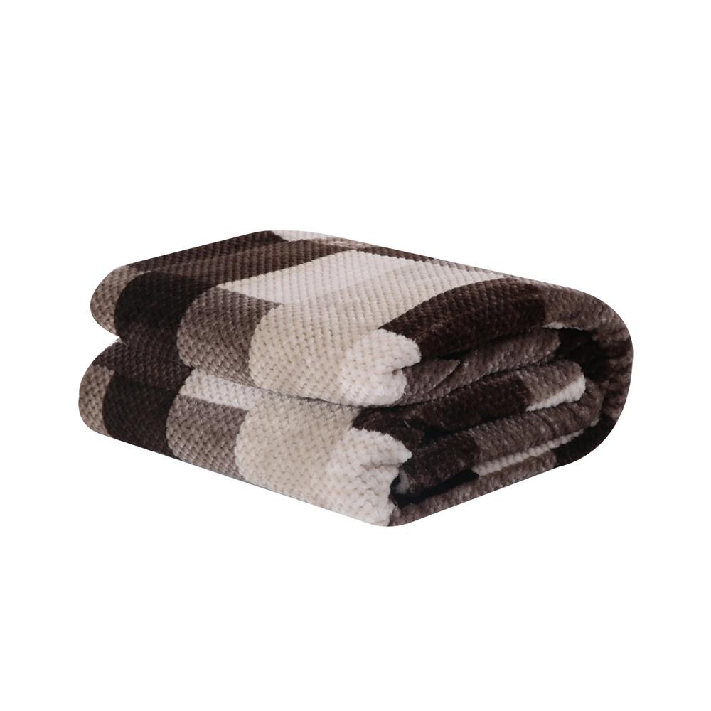 ผ้าห่ม HOME LIVING STYLE MOSAIC 60x80 นิ้ว สี BROWN