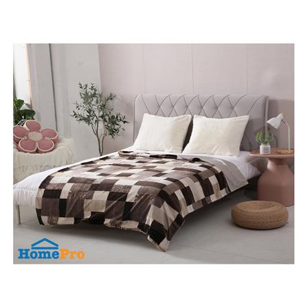 ผ้าห่ม HOME LIVING STYLE MOSAIC 60x80 นิ้ว สี BROWN_3