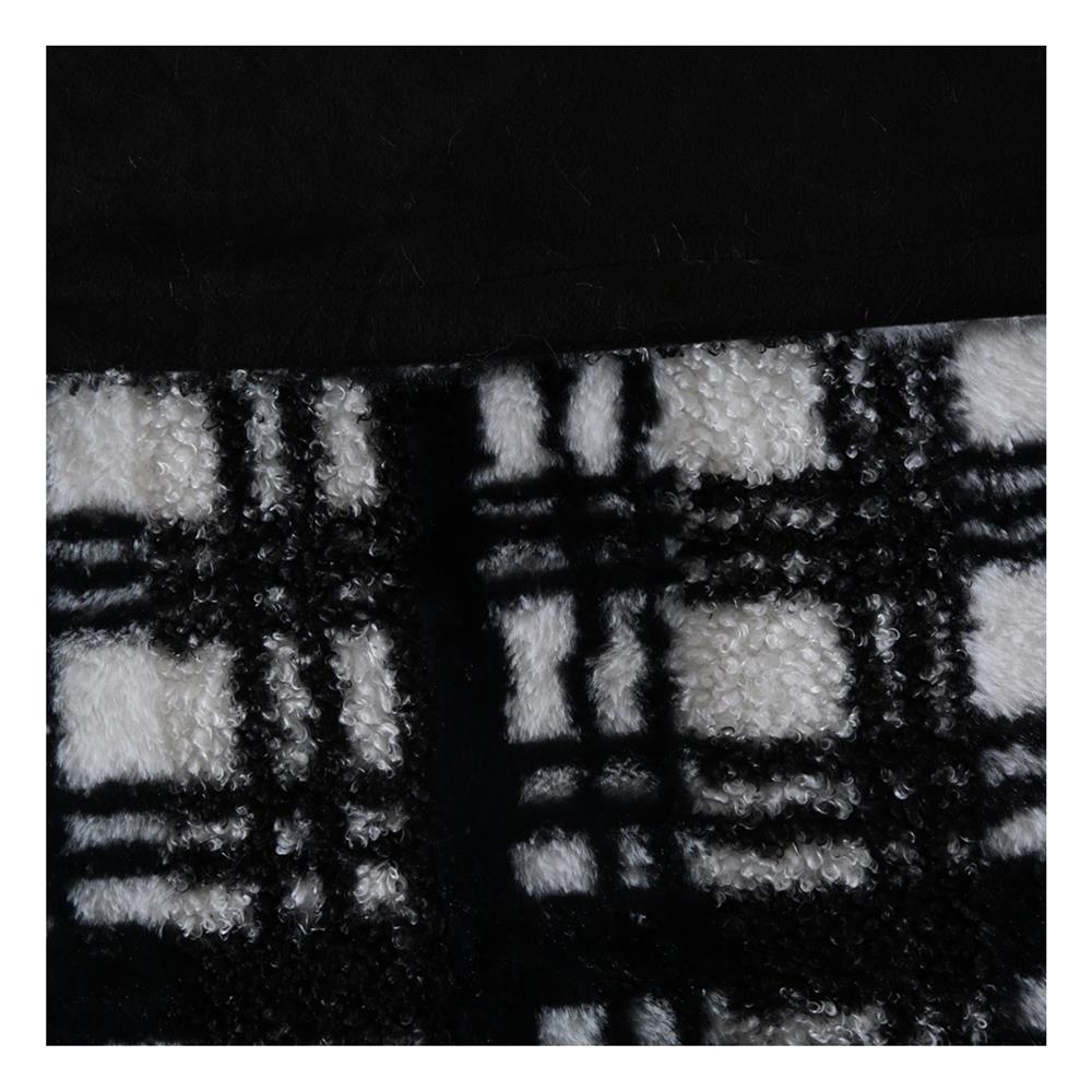ผ้าห่ม BENETTA GRID 70x90 นิ้ว สี BLACK&WHITE