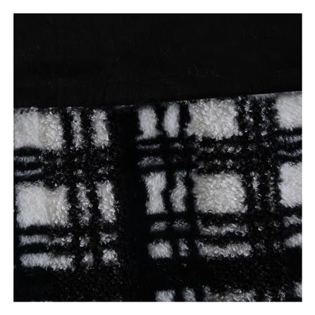 ผ้าห่ม BENETTA GRID 70x90 นิ้ว สี BLACK&WHITE_2
