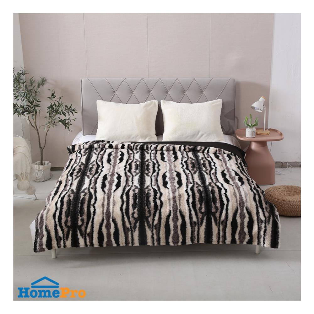 ผ้าห่ม BENETTA RIPPLE 70x90 นิ้ว สี BROWN
