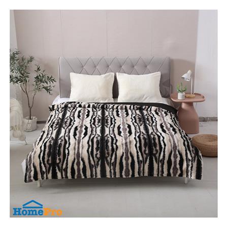 ผ้าห่ม BENETTA RIPPLE 70x90 นิ้ว สี BROWN_4