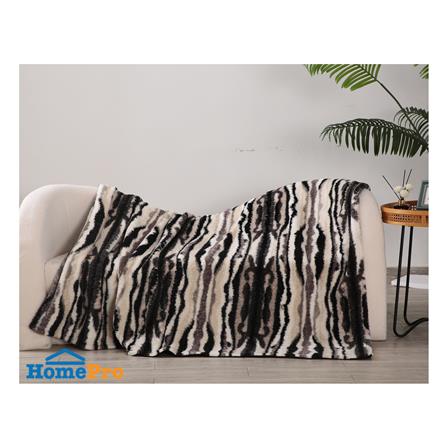ผ้าห่ม BENETTA RIPPLE 70x90 นิ้ว สี BROWN_5