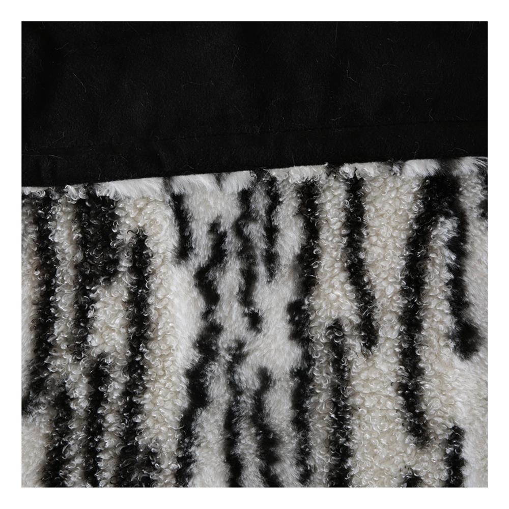 ผ้าห่ม BENETTA ONYX 70x90 นิ้ว สี BLACK & WHITE