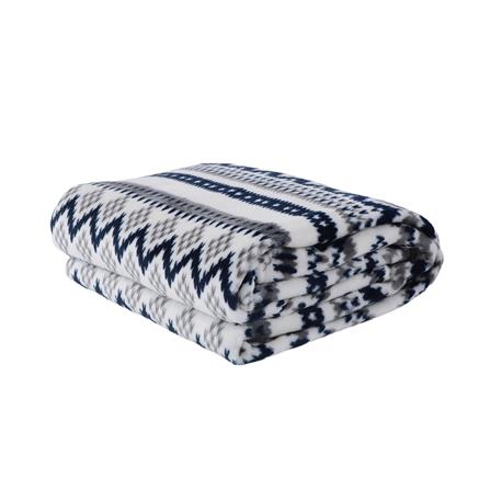 ผ้าห่ม HOME LIVING STYLE ARROW 60x80 นิ้ว สี BLACK & WHITE_0