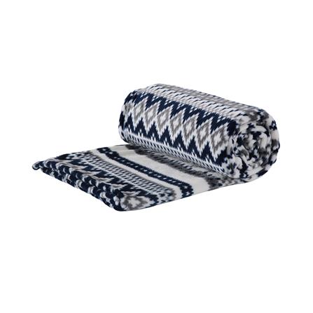 ผ้าห่ม HOME LIVING STYLE ARROW 60x80 นิ้ว สี BLACK & WHITE_1