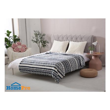 ผ้าห่ม HOME LIVING STYLE ARROW 60x80 นิ้ว สี BLACK & WHITE_3