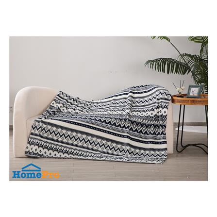 ผ้าห่ม HOME LIVING STYLE ARROW 60x80 นิ้ว สี BLACK & WHITE_5