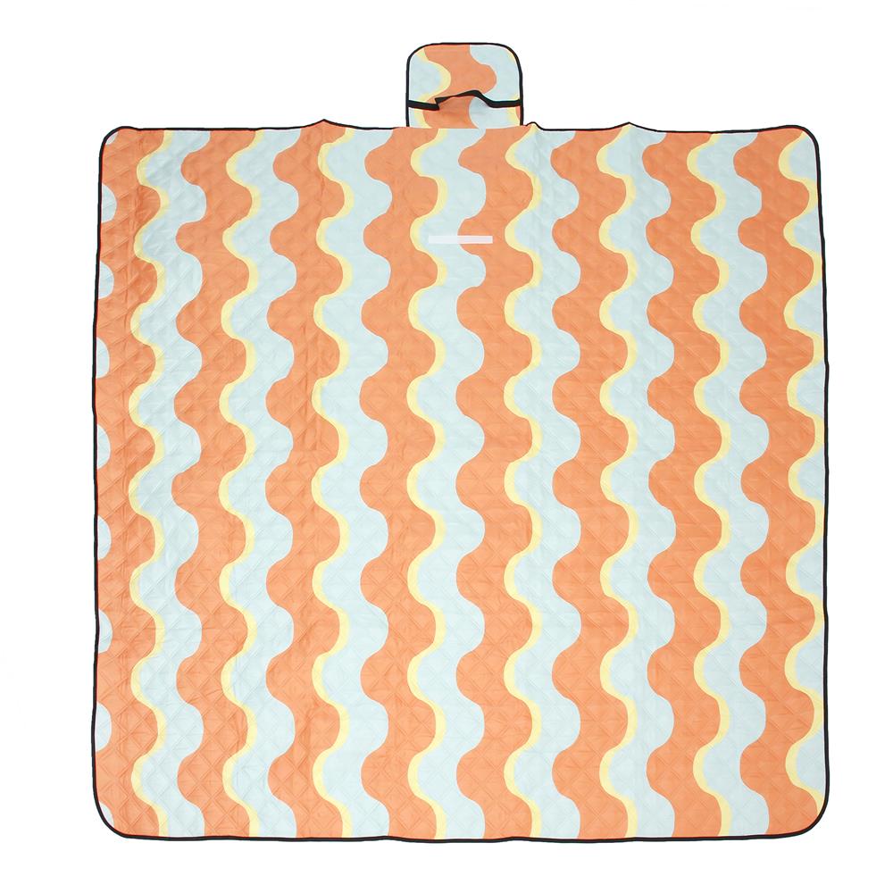 เสื่ออเนกประสงค์ SNAZZ ARIEL 195x195 ซม. สีส้ม_1