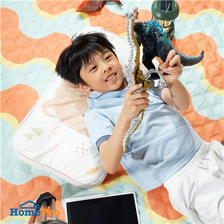 เสื่ออเนกประสงค์ SNAZZ ARIEL 195x195 ซม. สีส้ม_7