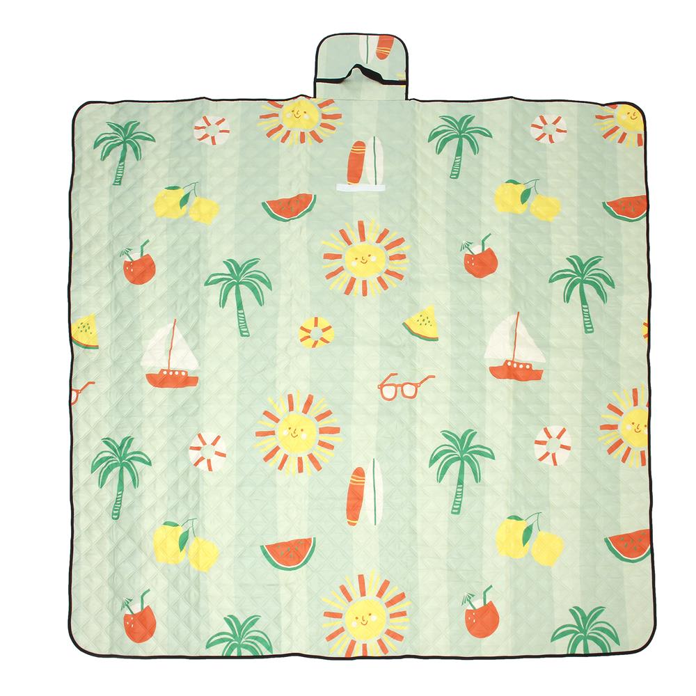 เสื่ออเนกประสงค์ SNAZZ SUMMER 195x195 ซม. สีเขียว_0