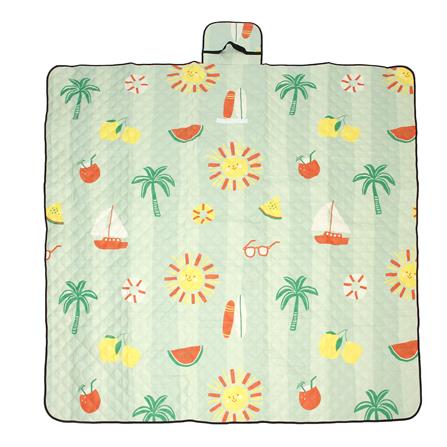 เสื่ออเนกประสงค์ SNAZZ SUMMER 195x195 ซม. สีเขียว_0