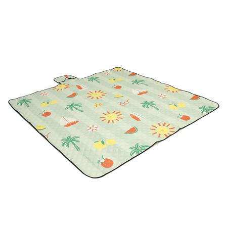 เสื่ออเนกประสงค์ SNAZZ SUMMER 195x195 ซม. สีเขียว_6