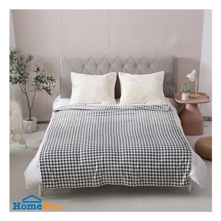 ผ้าห่ม HOME LIVING STYLE METRO 60x80 นิ้ว สี BLACK&WHITE_4